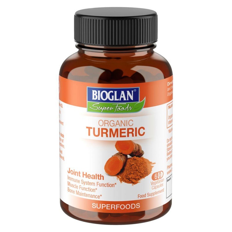 Superfood Organic Turmeric 60 Capsules