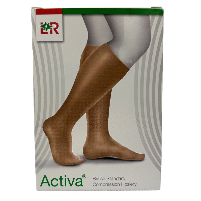 Below Knee Stockings Class 2 Honey Medium 1 pair Medium Honey
