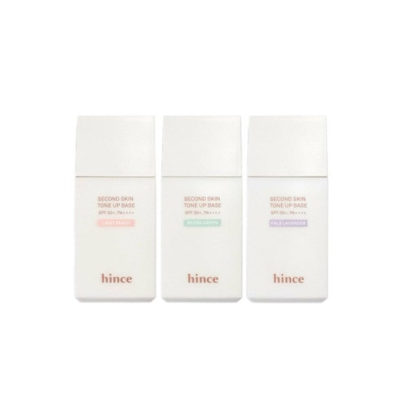 Hince Second Skin Tone Up Base 35ml Light Peach