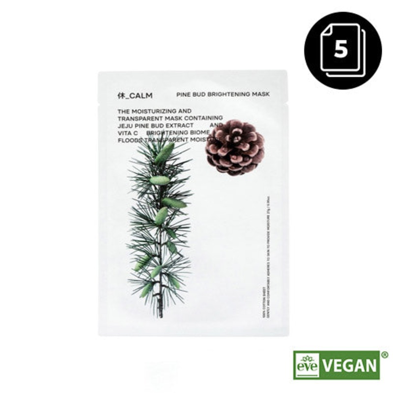HUECALM Pine Bud Brightening Mask 27g * 5ea 27g * 5ea