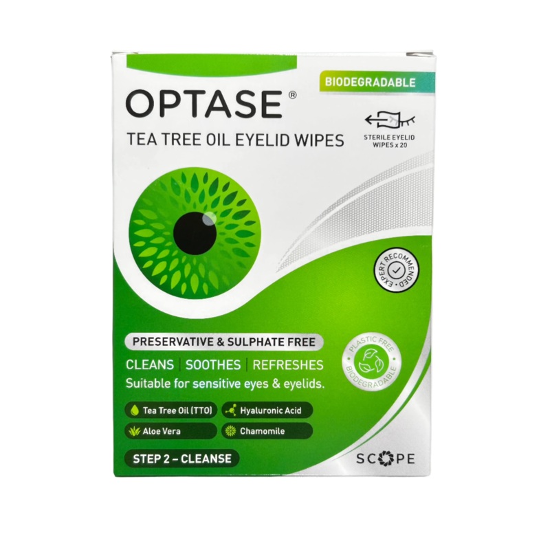 Tea Tree Oil Eyelid Wipes 20 units