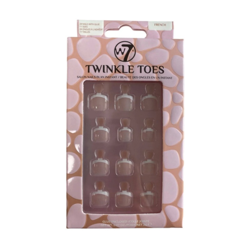 W7 Twinkle Toes Toe Nails French