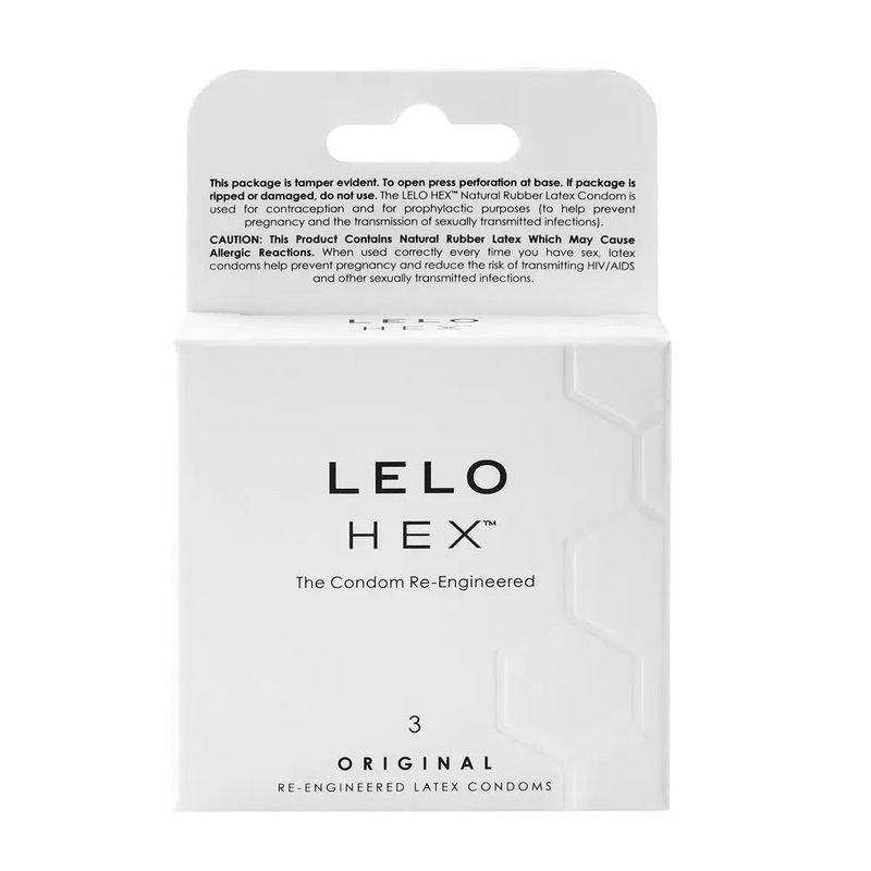 LELO HEX Condoms Original 3 pack (5% VAT)