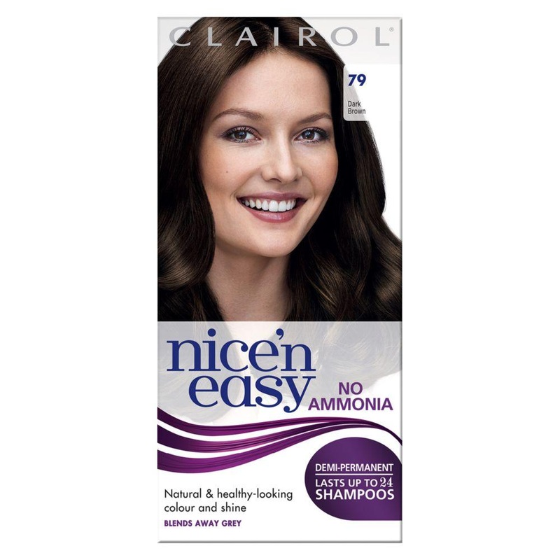 Nice N Easy No Ammonia Semi-Permanent Hair Dye 79 Dark Brown