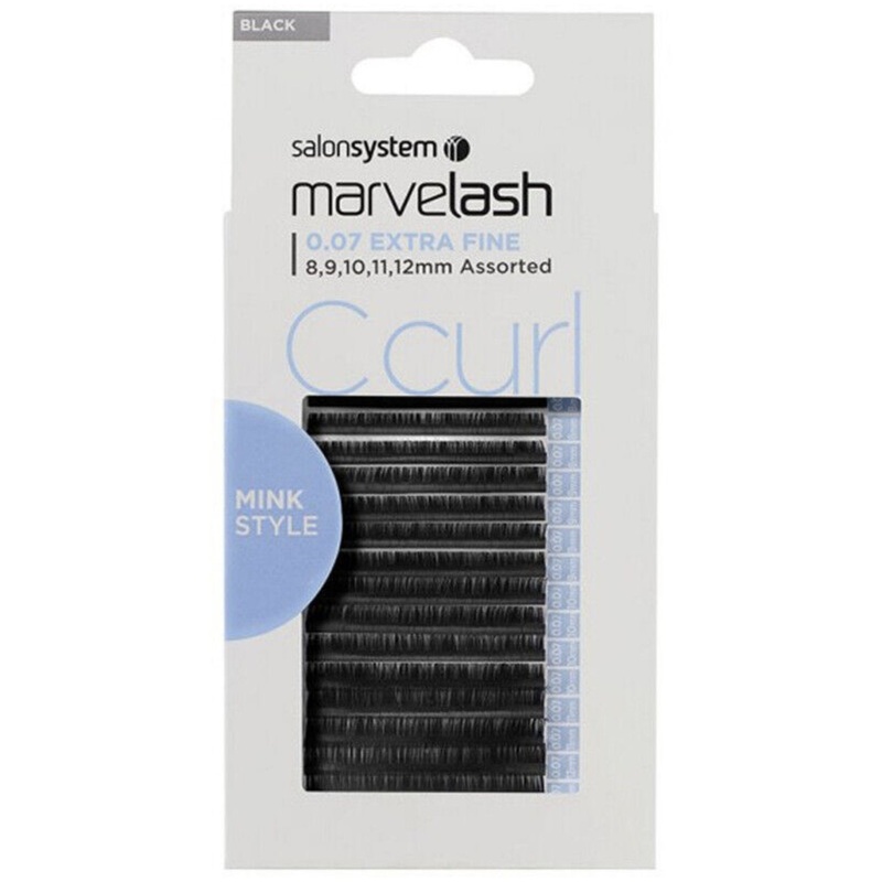 Salon System Marvelash 0.07 Volume Lashes 8-12mm Black