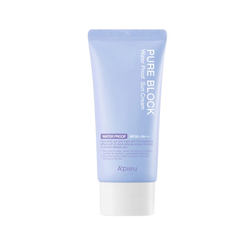 A’pieu Pure Block Natural Waterproof Sun Cream SPF50+ PA+++ 50ml