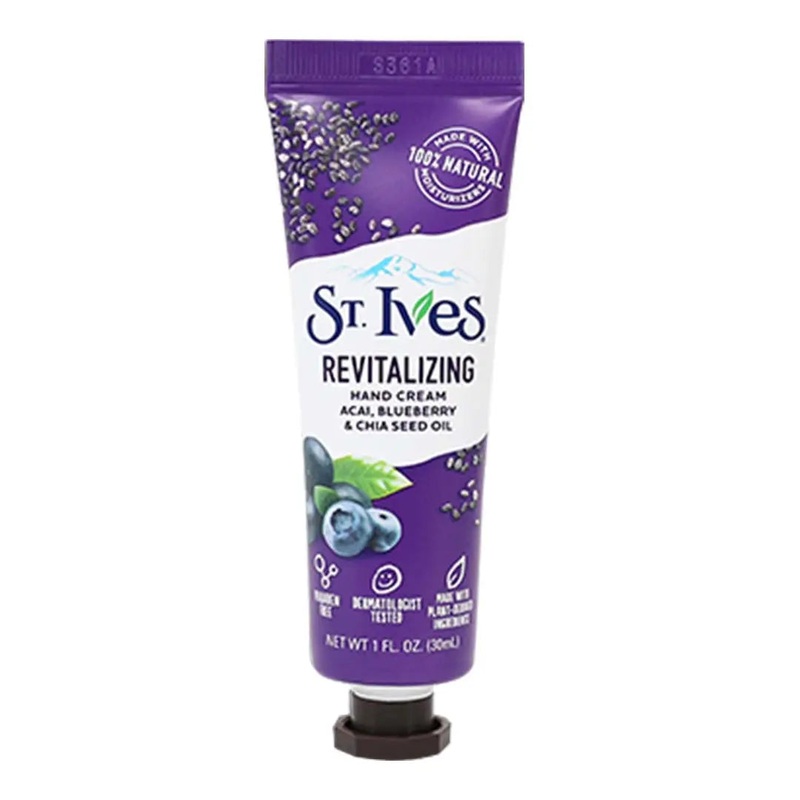 HAND CREAM REVISTALISING ACAI, BLUEBERRY AND CHIA SEED OIL 30ML