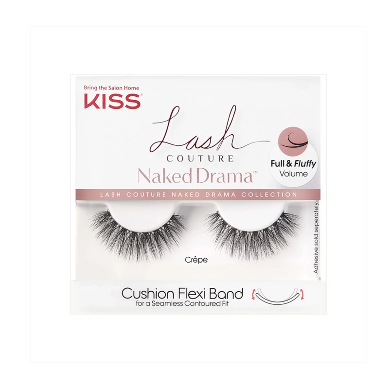Kiss Lash Couture False Lashes Naked Drama Crepe