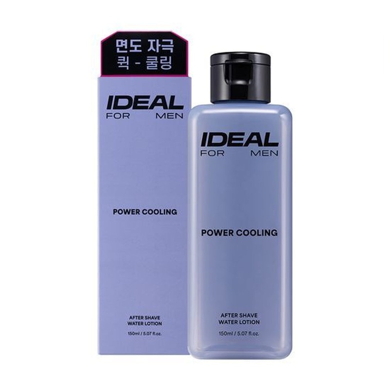 IDEAL FOR MEN Power Cooling Aftershave Water Lotion 150ml