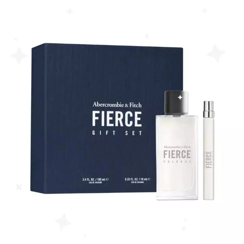 Abercrombie  Fitch Fierce 2 Piece Gift Set: Eau de Cologne 100ml – Eau de Cologne 10ml