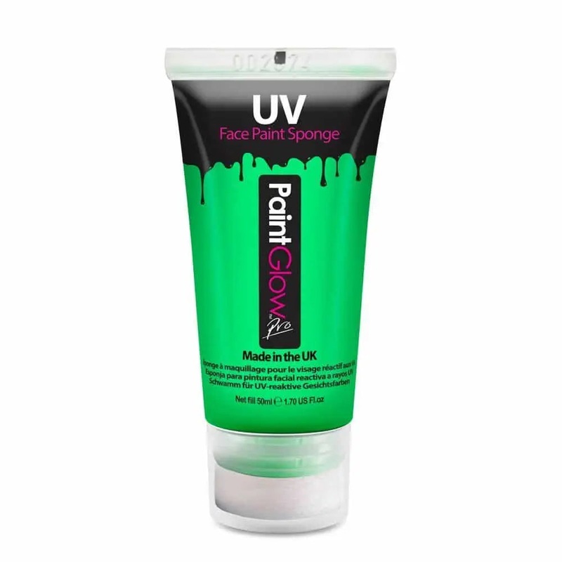 PaintGlow Pro UV Face & Body Sponge 50ml  – Green