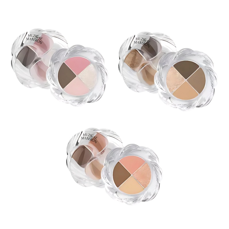 MUZIGAE MANSION Twist Pot Eye Palette 120g 3 colors 01 Fairy Pink