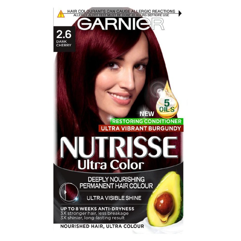 Nutrisse Ultra Color 2.6 Dark Cherry Red Permanent Hair Dye