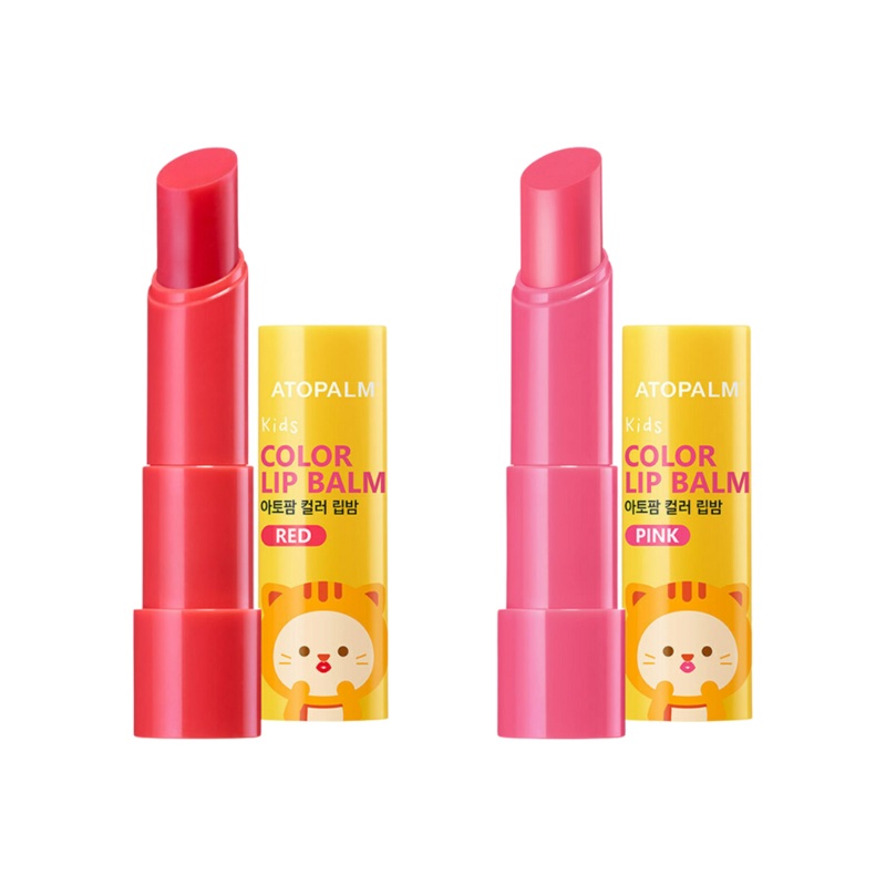 Atopalm Kids Color Lip Balm 3.3g #Red