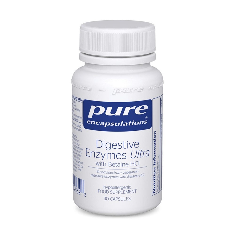 Digestive Enzyme Ultra with Betaine HCl 30 Capsule