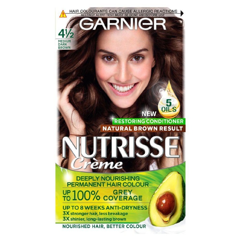 Nutrisse 4 1/2 Medium Dark Brown Permanent Hair Dye