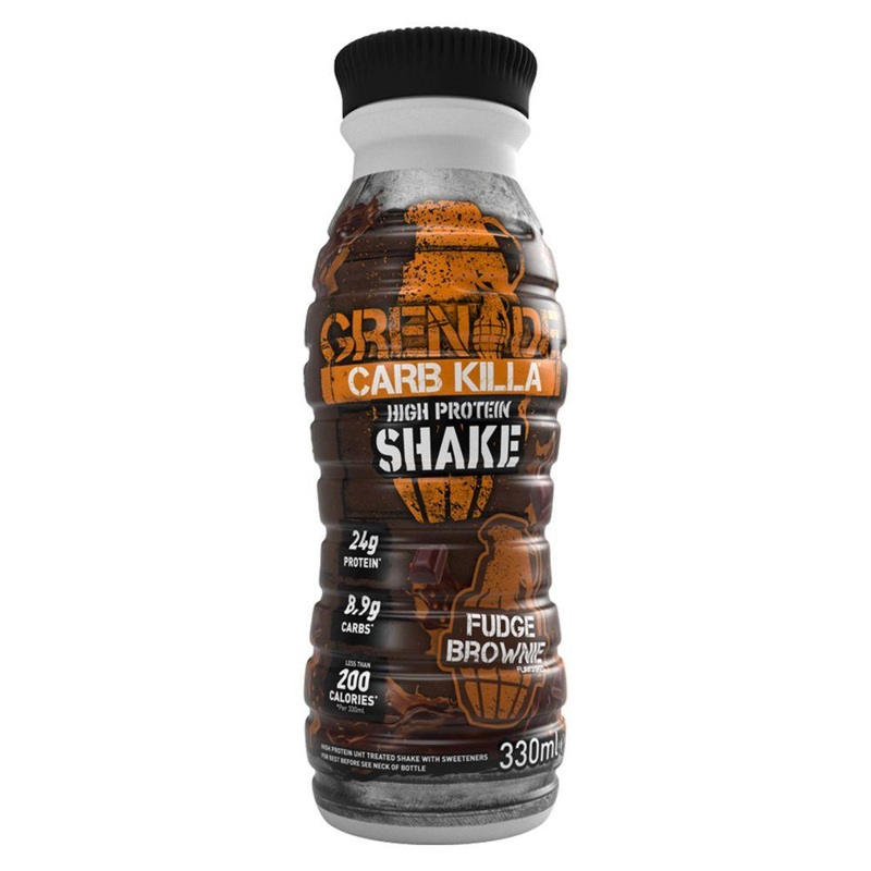 Carb Killa High Protein Shake Fudge Brownie – 330Ml