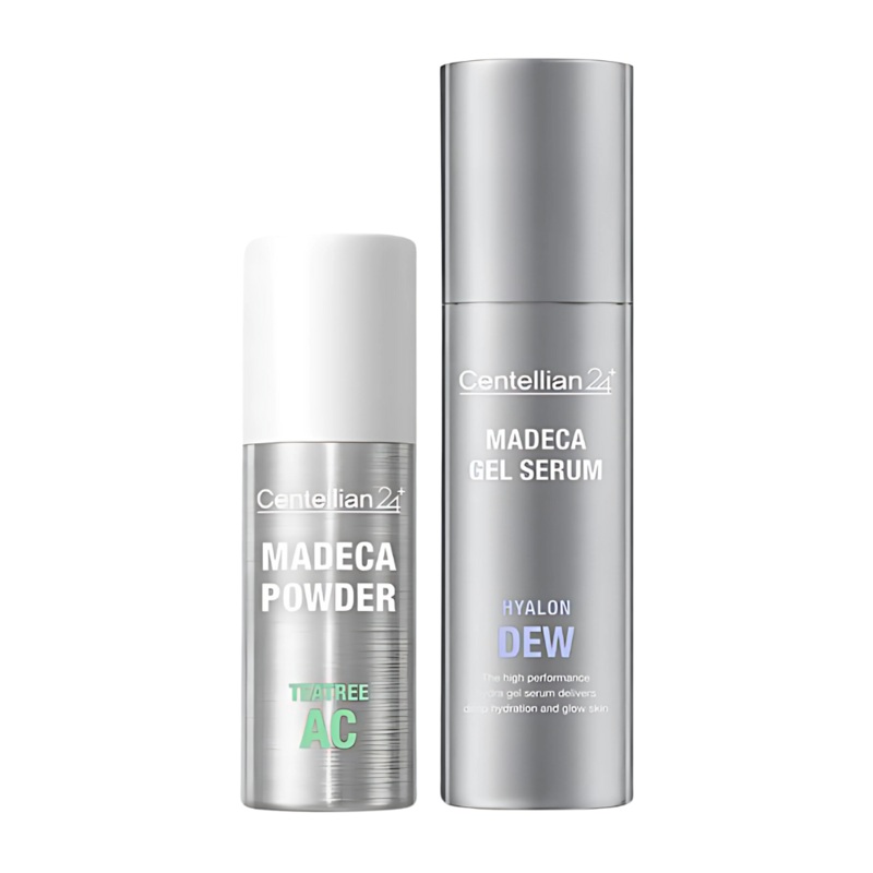 Centellian24 Madeca Powder Tea Tree AC 6g (1ea) + Madeca Gel Serum Hyalon Dew 30ml (1ea)