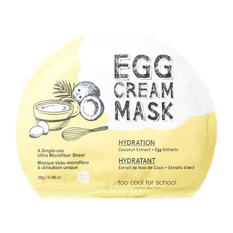 Too Cool For School Egg Cream Mask Hydration Set 5x masks