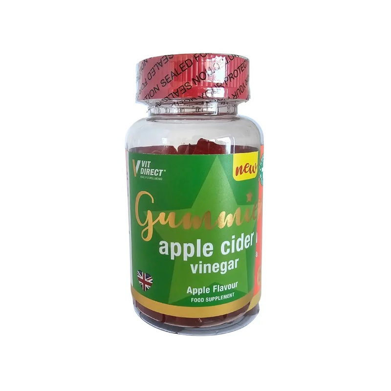 Vit Direct Vitamin Gummies Apple Cider Vinegar – 60 Chewable Gummies – Apple Flavour