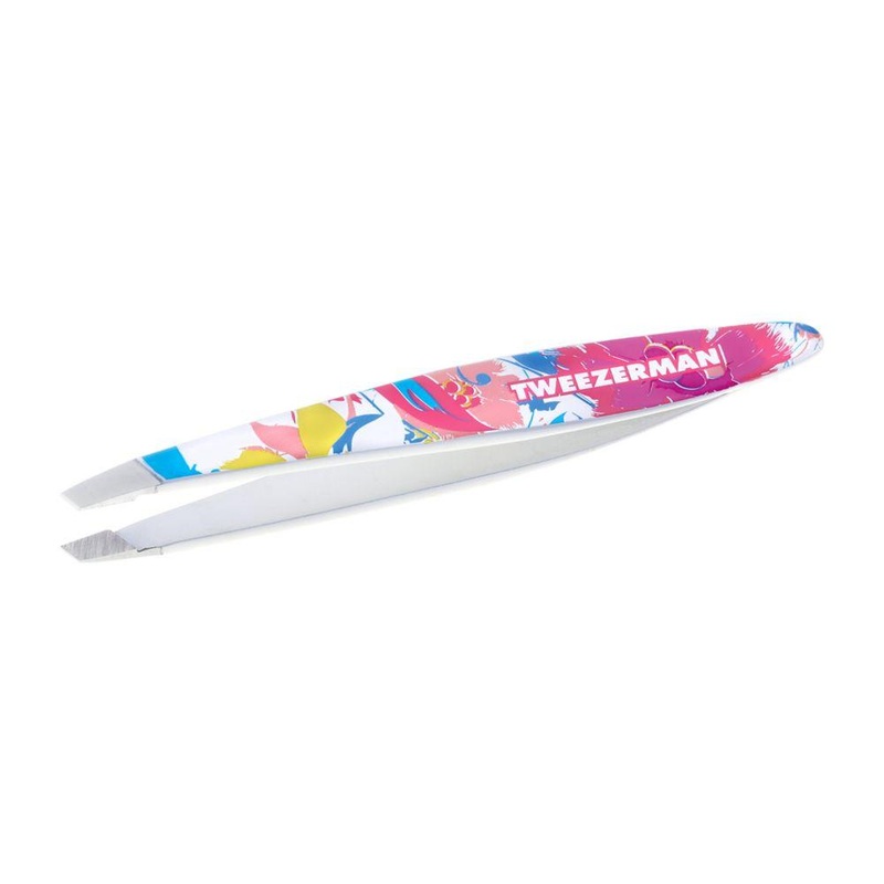 Mini Slant Tweezer Floral Sorbet
