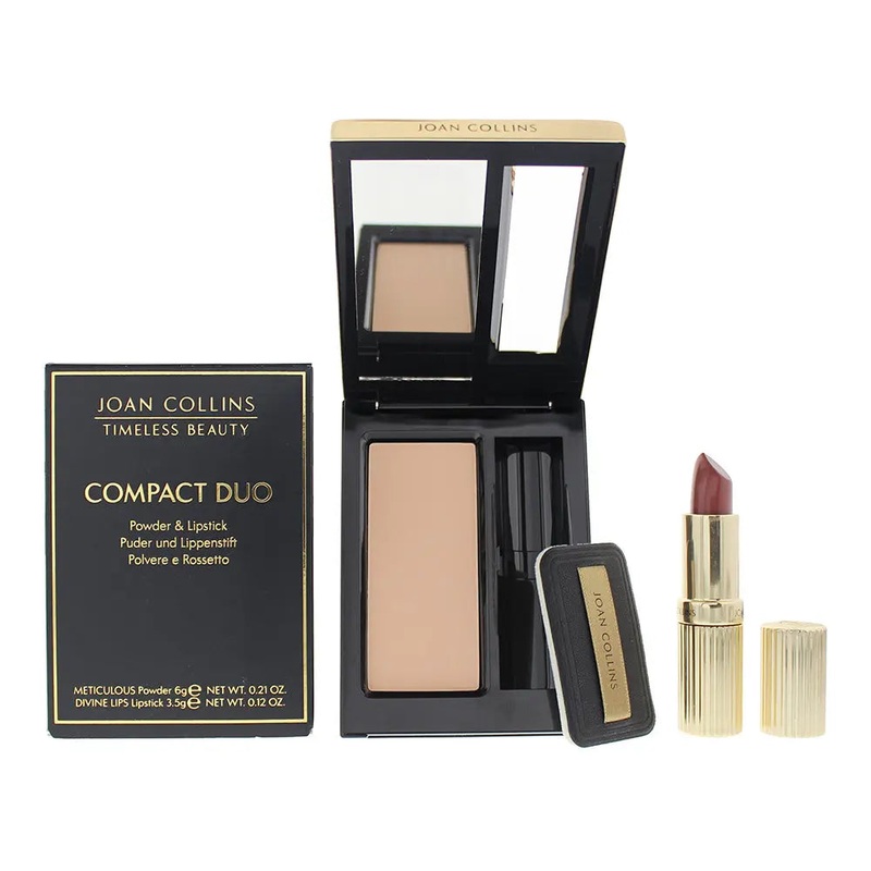 Joan Collins Compact Duo Powder 6g – Katrina Cream Lipstick 3.5g