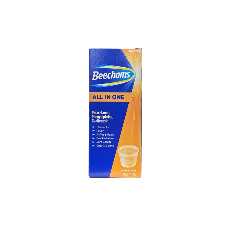 All In One Cough Cold & Flu Liquid 160ml