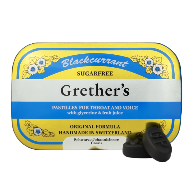 Sugar Free Blackcurrant Pastilles 110g