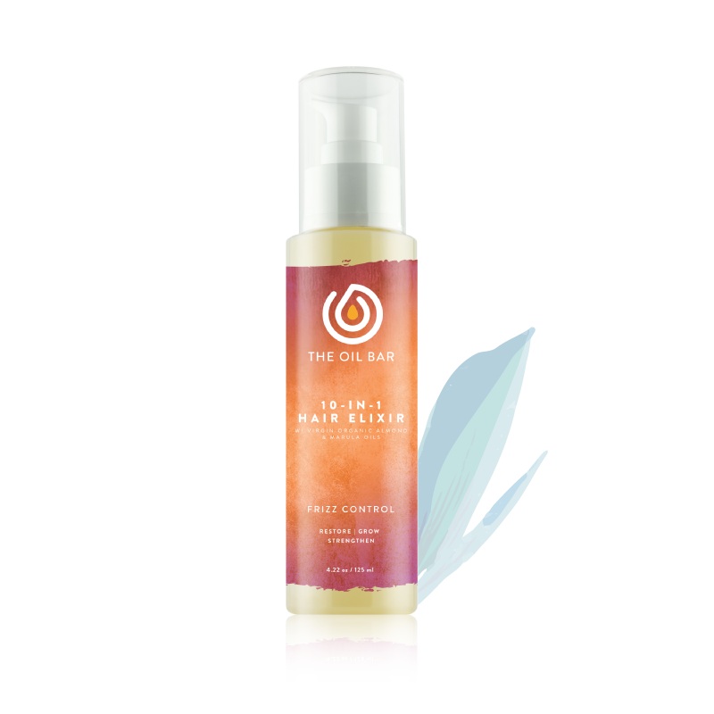 Ylang Ylang & Sweet Orange Essential Oils Aromatherapy 10-in-1 Hair Elixir