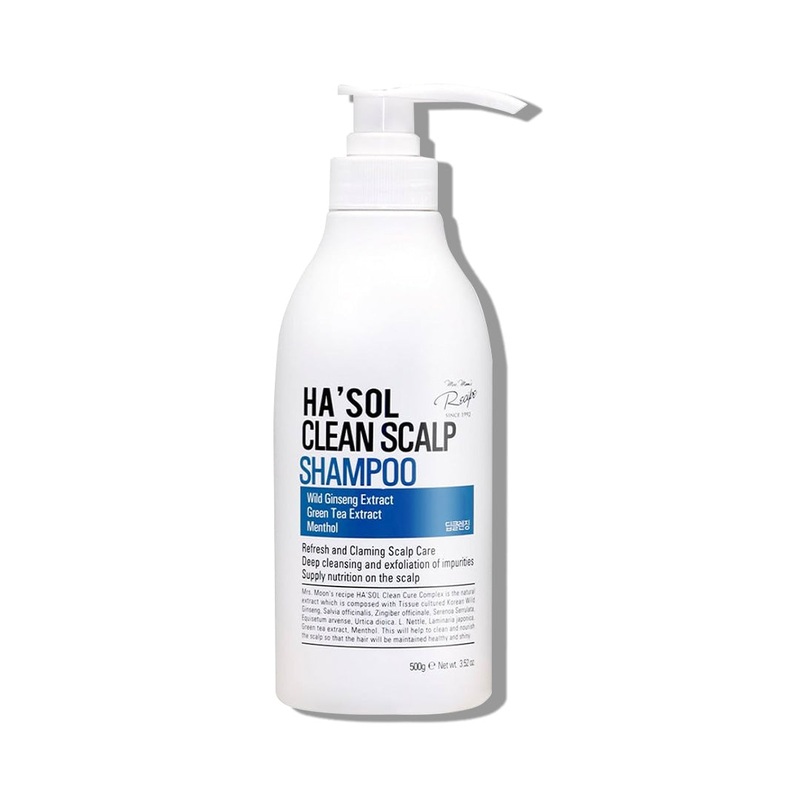 HA’SOL Clean Scalp Shampoo 500g For Oily Hair and Scalp Care