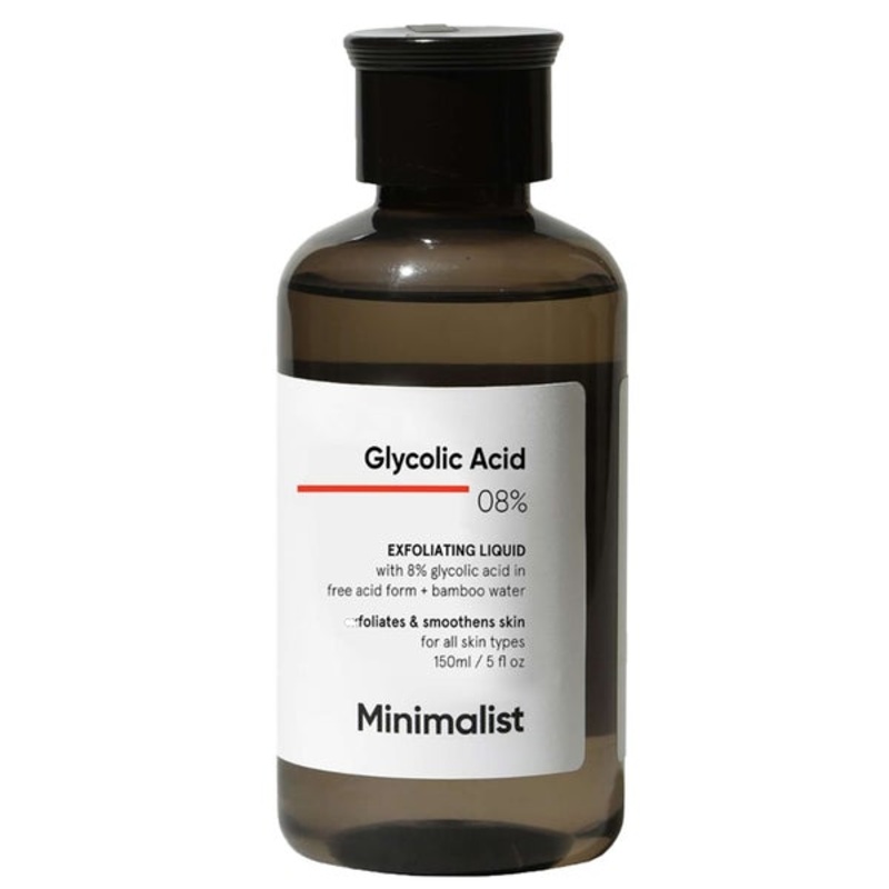 Minimalist Skin Care Glycolic Acid 08% Exfoliating Liquid 150ml