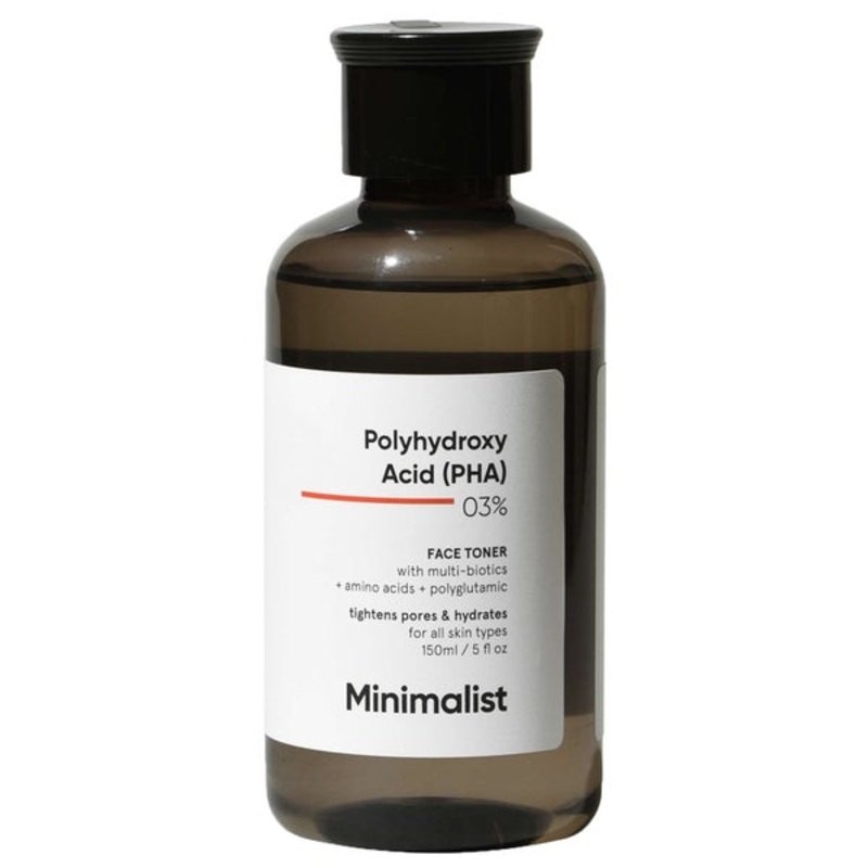 Minimalist Skin Care Polyhydroxy Acid (PHA) 03% Face Toner 150ml