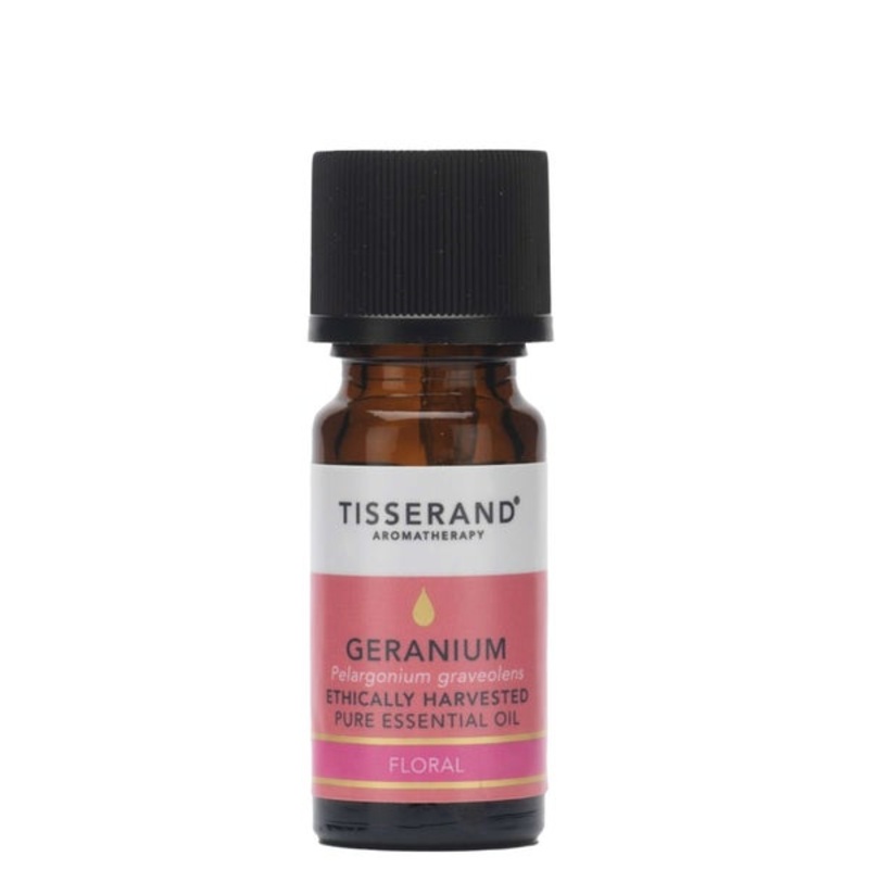 Tisserand Aromatherapy Pure Essential Oils  Geranium Organic Essential Oil 9ml