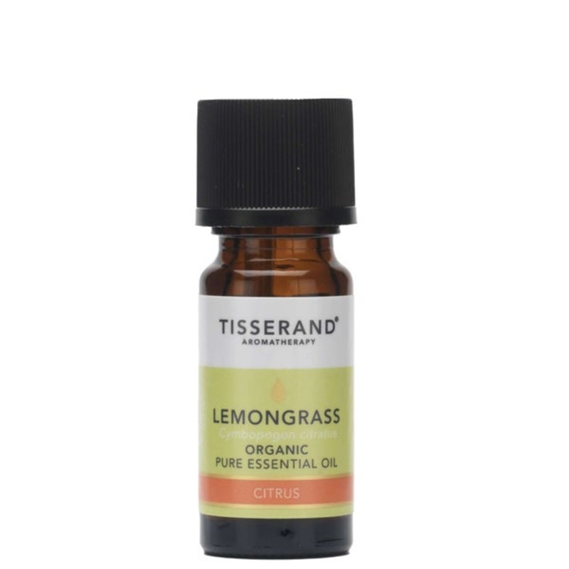 Tisserand Aromatherapy Pure Essential Oils  Lemongrass Organic Essential Oil 9ml