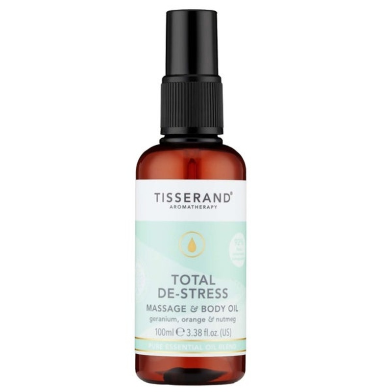 Tisserand Aromatherapy Total-De-Stress Massage & Body Oil 100ml