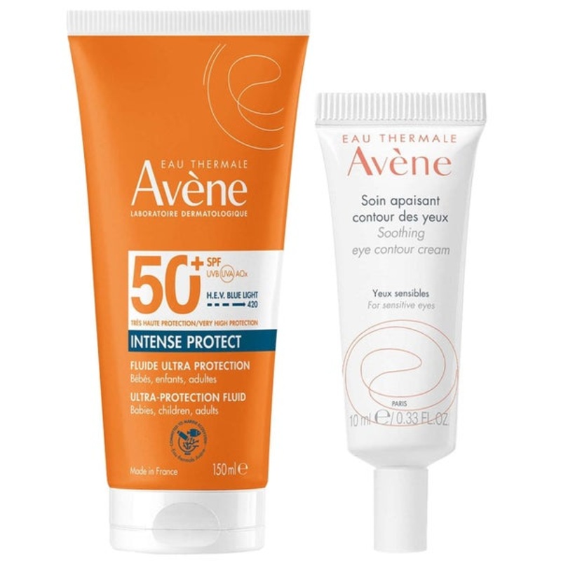Avne Bundles Duo: Intense Protect SPF50+ 150ml, Soothing Eye Contour Cream 10ml
