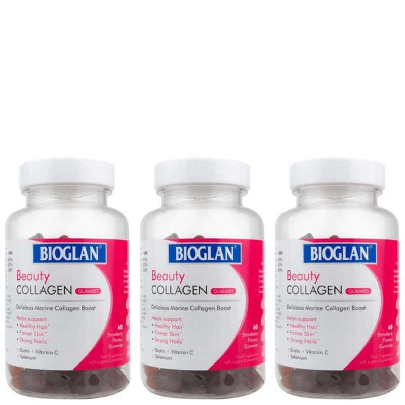 Bioglan Trio: Beauty Collagen Gummies 3 x 60