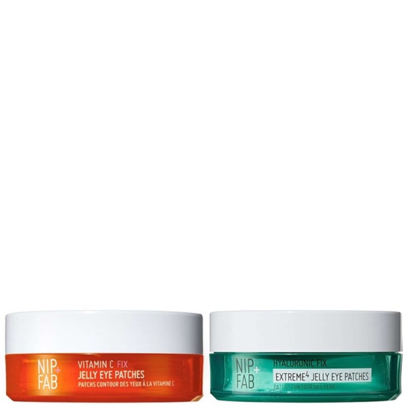 Nip + Fab Bundles Duo: Vitamin C Fix Jelly Eye Patches x 20 & Hyaluronic Fix Extreme4 Jelly Eye Patches x 20
