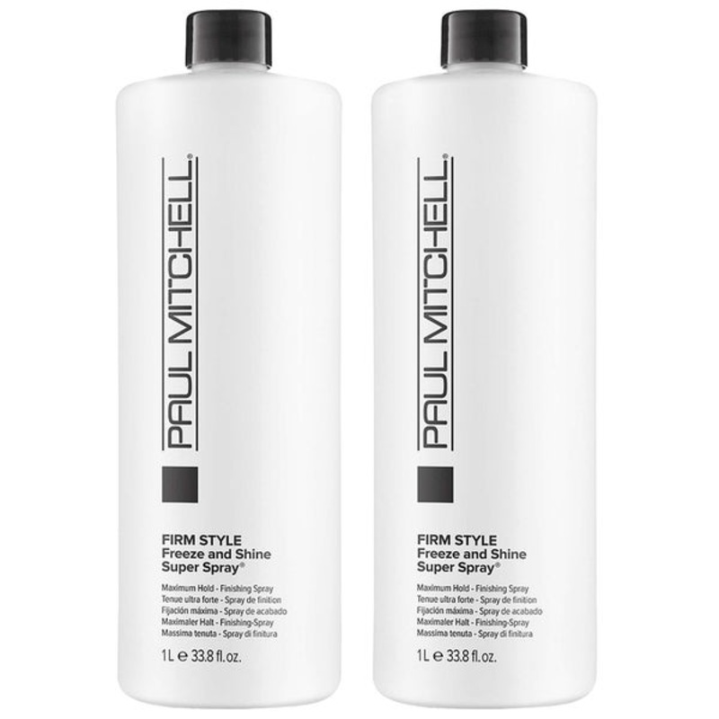 Paul Mitchell Duo: Firm Style Freeze and Shine Super Spray 1000ml x 2