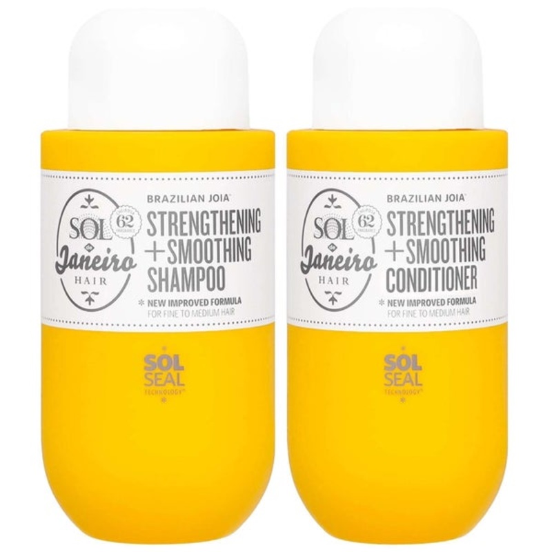 Sol De Janeiro Duo: Brazilian Joia Strengthening + Smoothing Conditioner 295ml & Shampoo 295ml