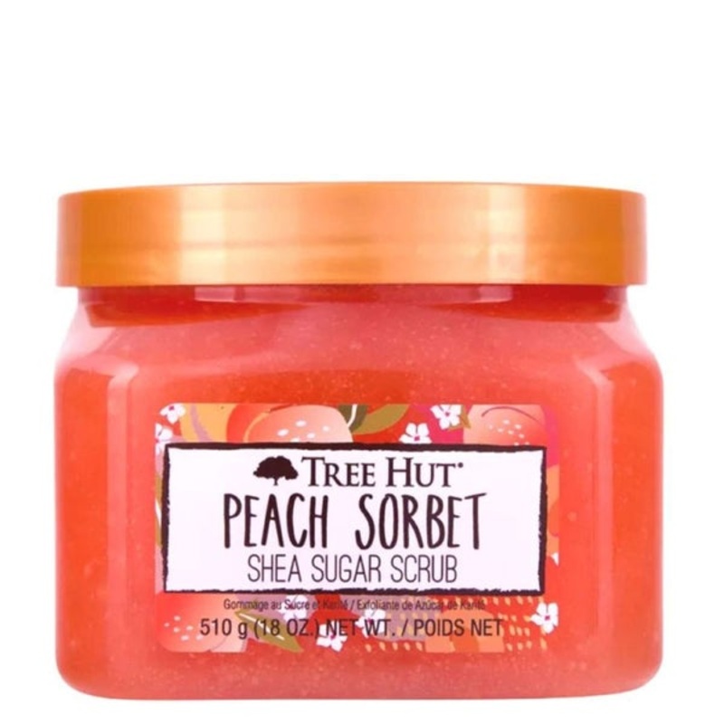Tree Hut Body Scrubs Peach Sorbet Shea Sugar Scrub 510g