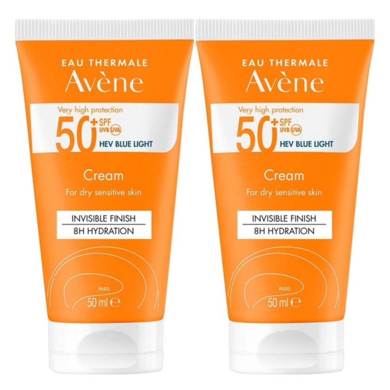Avne Bundles Duo: Very High Protection Sun Cream SPF50+ for Dry Sensitive Skin 50ml