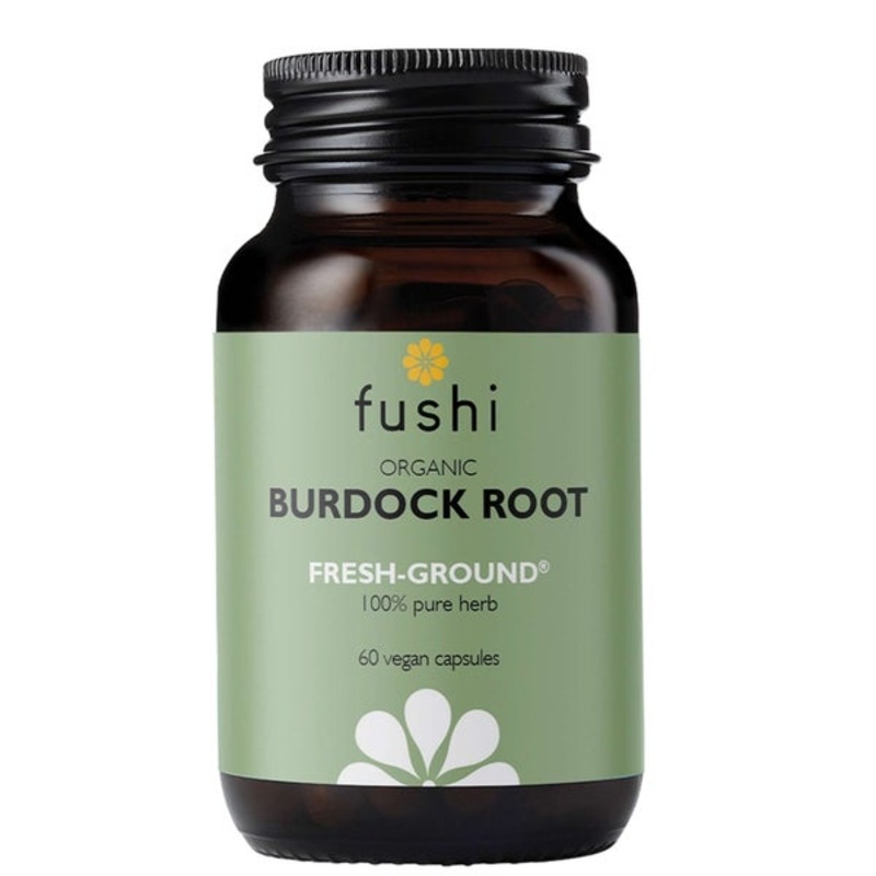 Fushi Single Herb Supplements Organic Burdock Root x 60 Capsules