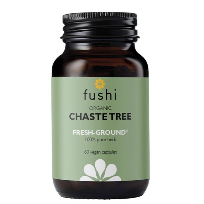 Fushi Single Herb Supplements Organic Chaste Tree x 60 Capsules