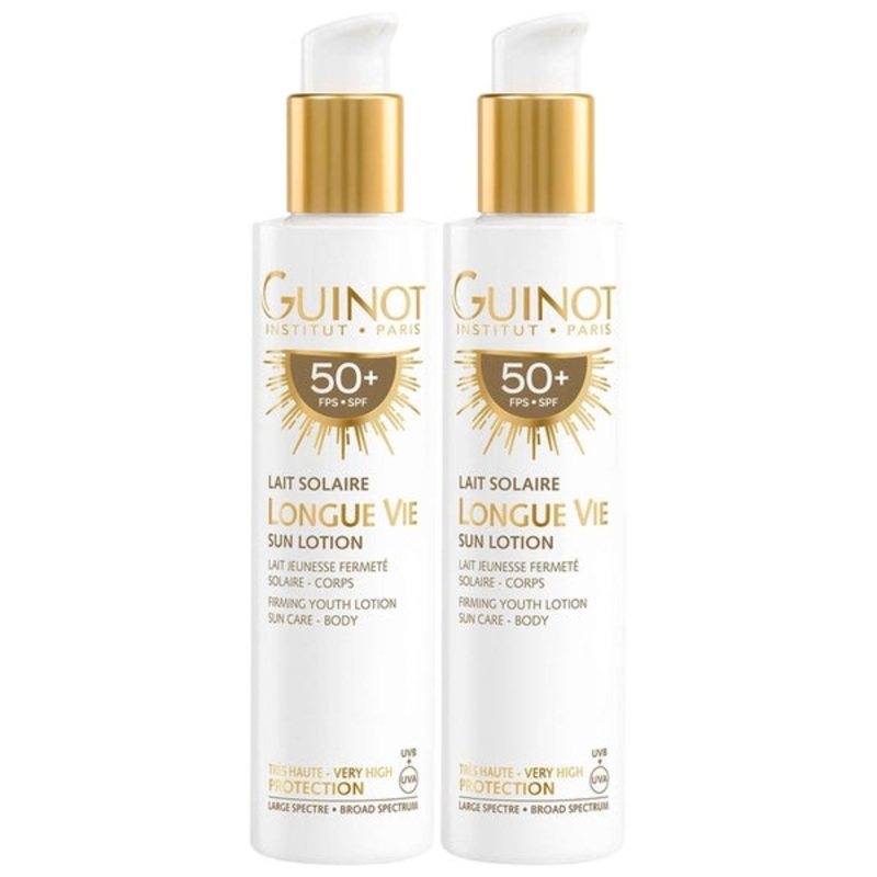 Guinot Bundles Duo: Longue Vie Sun Lotion SPF50+ 150ml / 5 fl.oz.