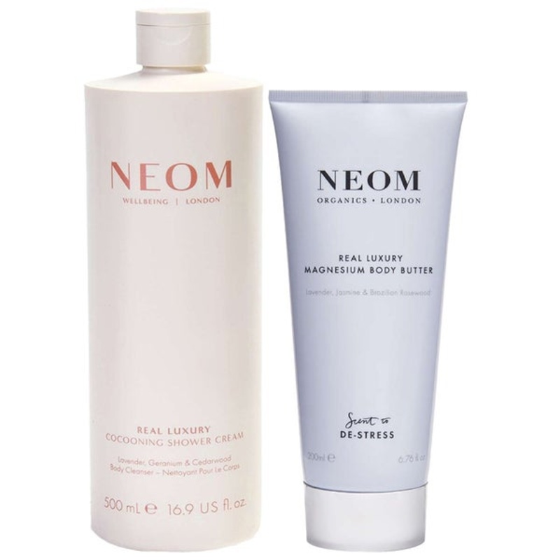 Neom Wellbeing London Bundles Duo: Real Luxury Cocooning Shower Cream & Magnesium Body Butter