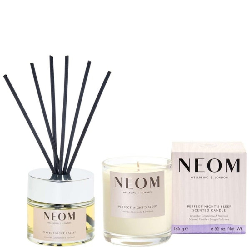 Neom Wellbeing London Perfect Night’s Sleep Diffuser & 1 Wick Candle Duo