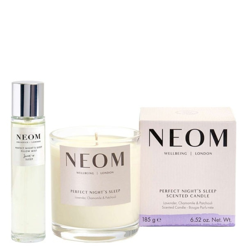 Neom Wellbeing London Perfect Night’s Sleep Pillow Mist & 1 Wick Candle Duo