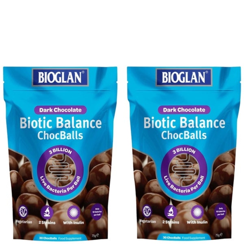 Bioglan ChocBalls For Adults Dark Chocolate 2 x 30