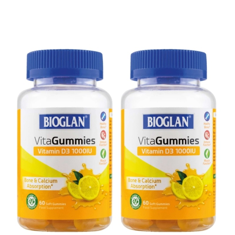 Bioglan VitaGummies Vitamin D3 1000IU 2 x 60